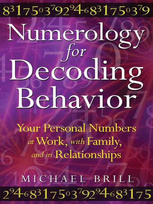 Title details for Numerology for Decoding Behavior by Michael Brill - Available
